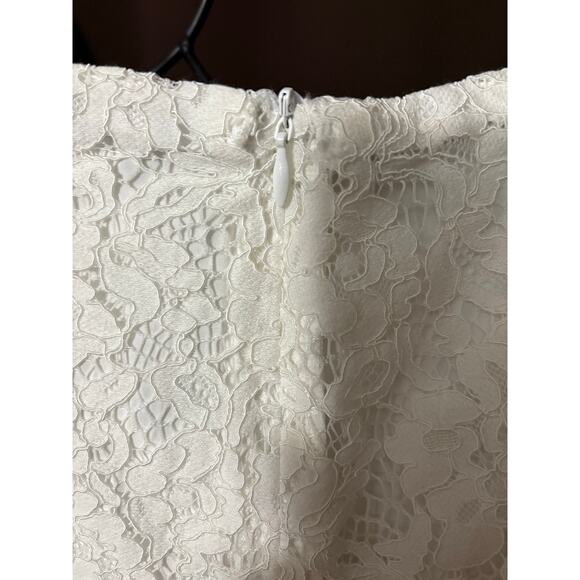 High Waisted 2-in-1 Pocket Lace Mini Casual Skirt - Picture 4 of 4